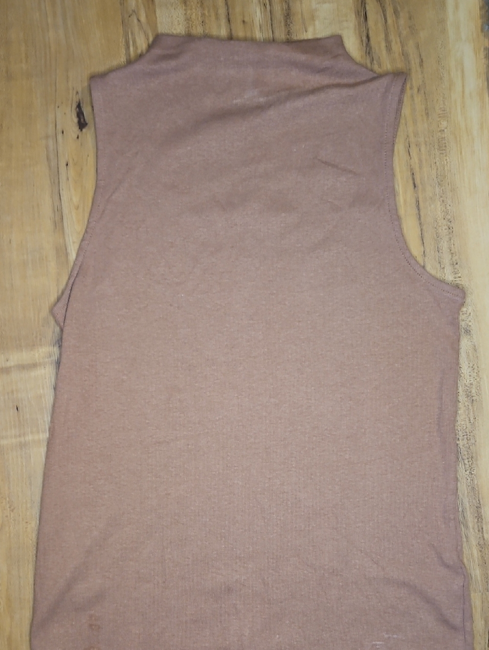 a new day Sleeveless Mock Neck Tank - Mauve Brown